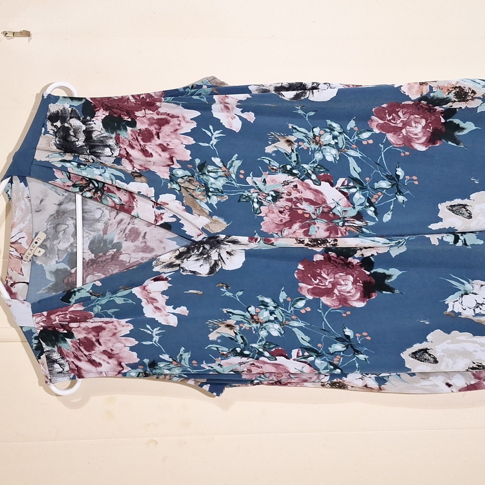 Beacon Top Plus Size 1X Sleeveless Stretch Floral